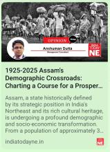1925-2025 Assam's Demographic Crossroads