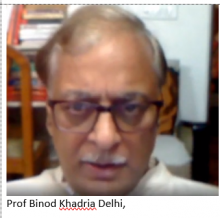 Prof Binod Khadria Delhi,    Vote of thanks    