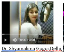 Dr  Shyamalima Gogoi,Delhi,  Song    